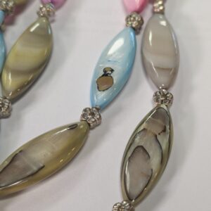 Perles oeil de cheval ou ogives de nacre