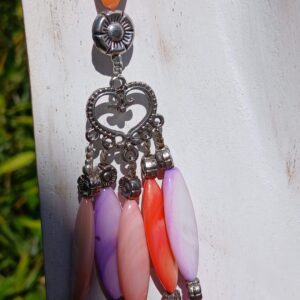 Collier ogives de nacre multirang - détail